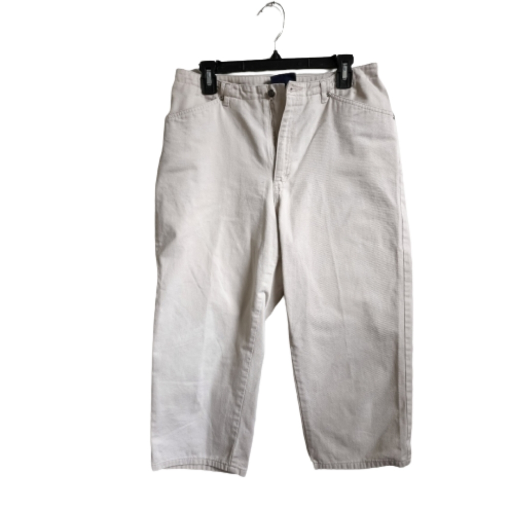 Crazy Horse by Liz Claiborne khaki capris, size 12